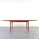 Mid-Century Danish Teak Extendable Dining Table, 1960s.