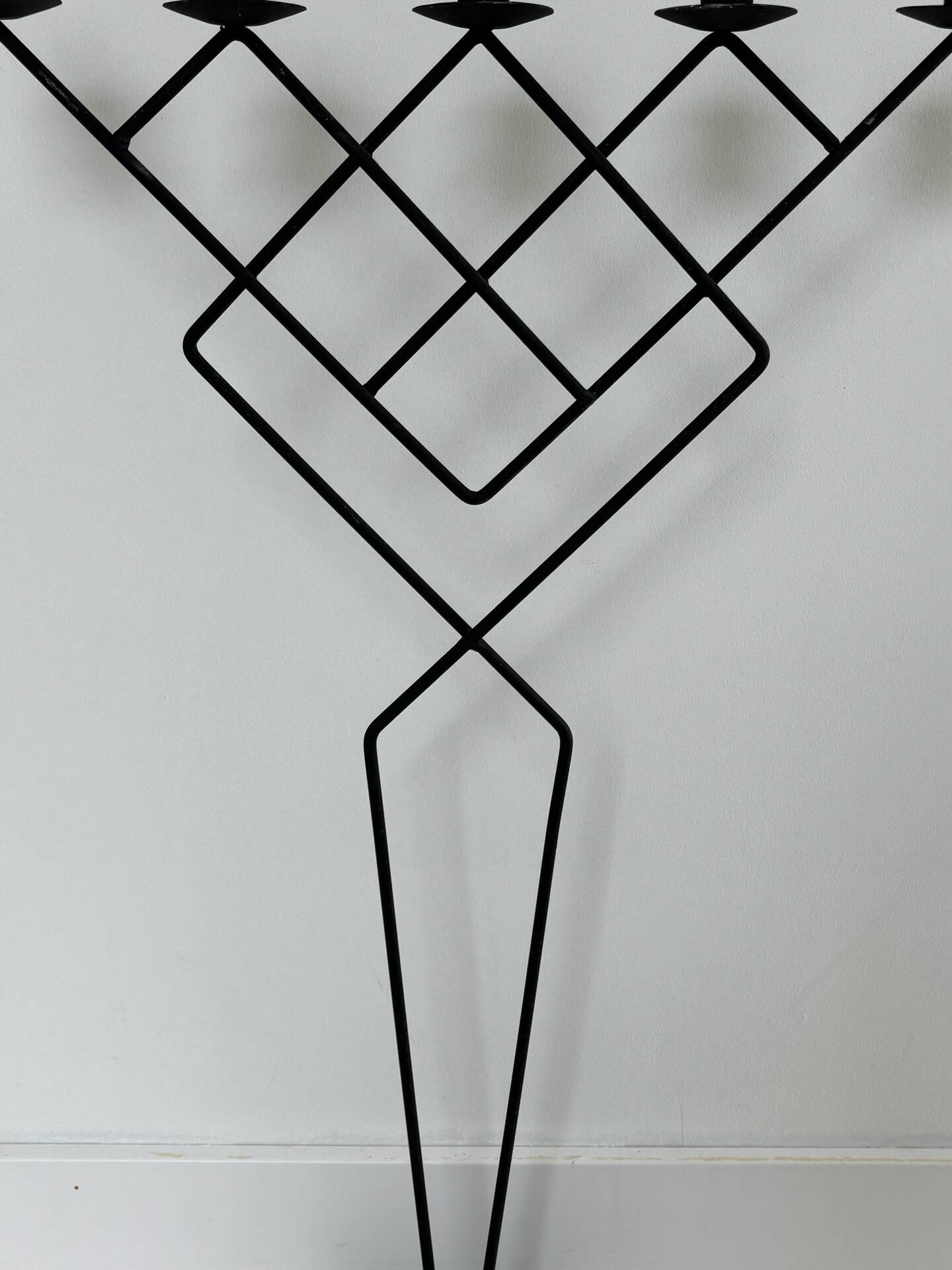 Metal chandelier