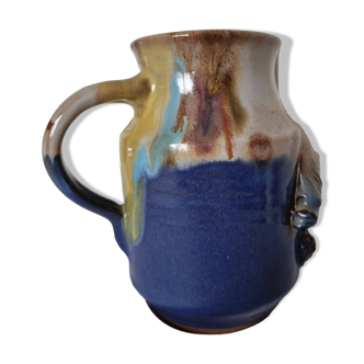 Rare Antique Ceramic or Glass Pitcher Imitation Remueed Gumnut & Gum