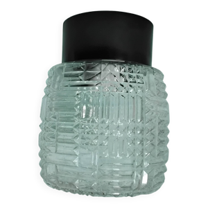Plafonnier rond en verre