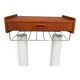 Scandinavian wall shelf with drawer