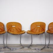 Set of 4 chairs Sabrina Italian design of the 1970s Gastone Rinaldi