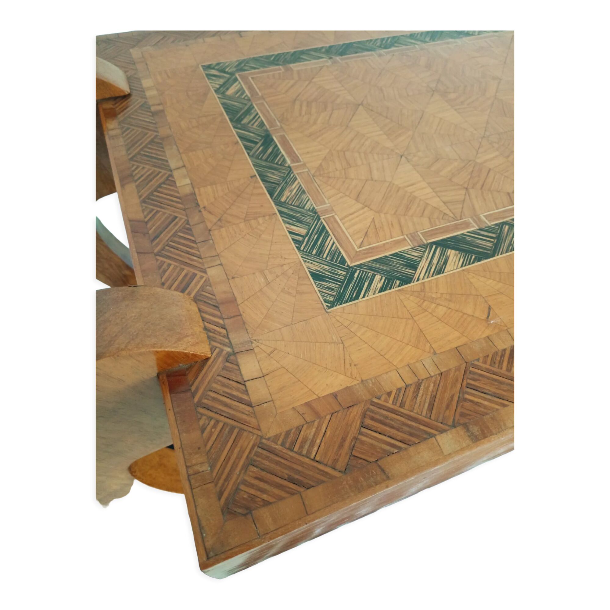 Inlaid coffee table