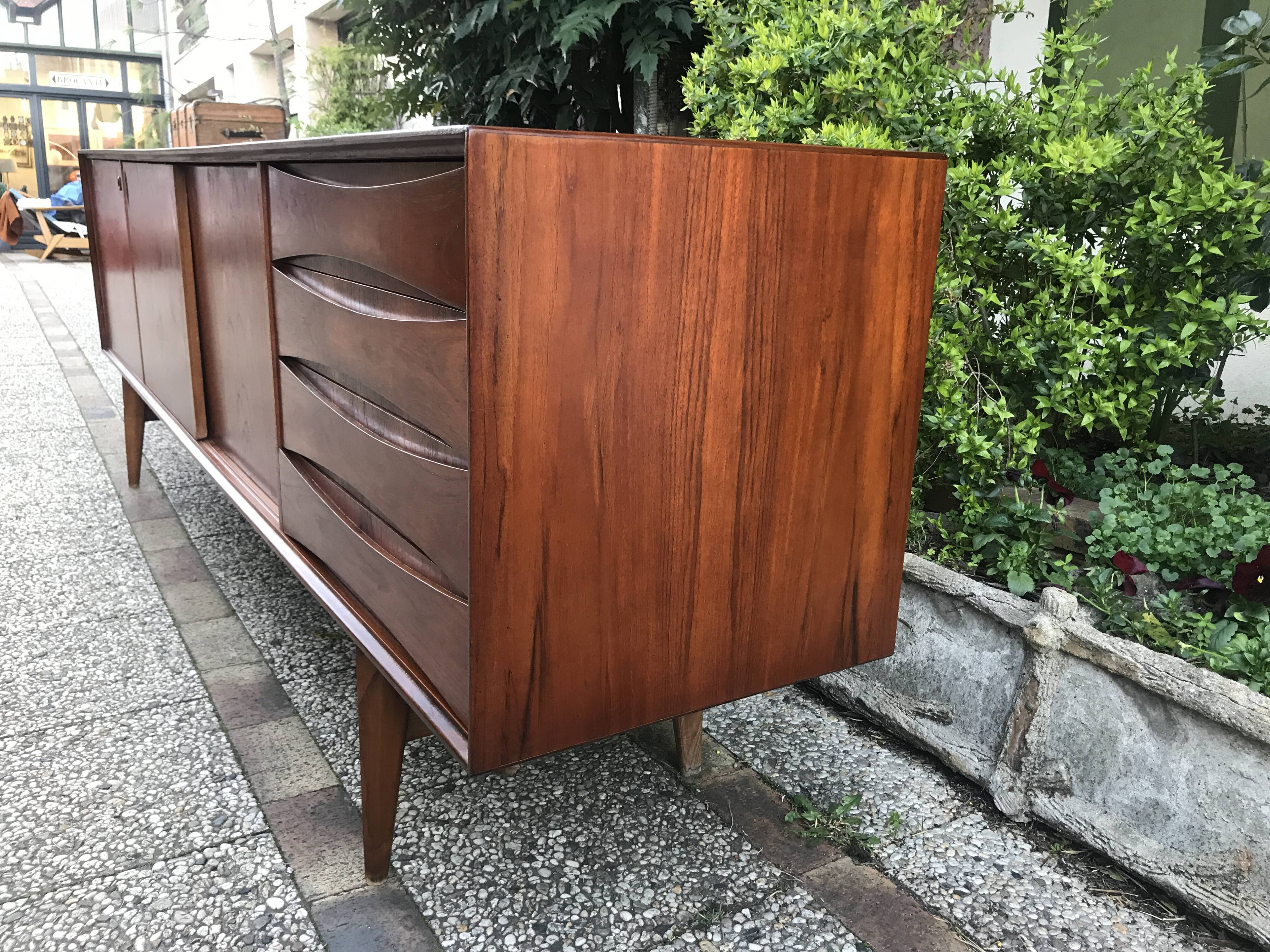 Scandinavian teak sideboard