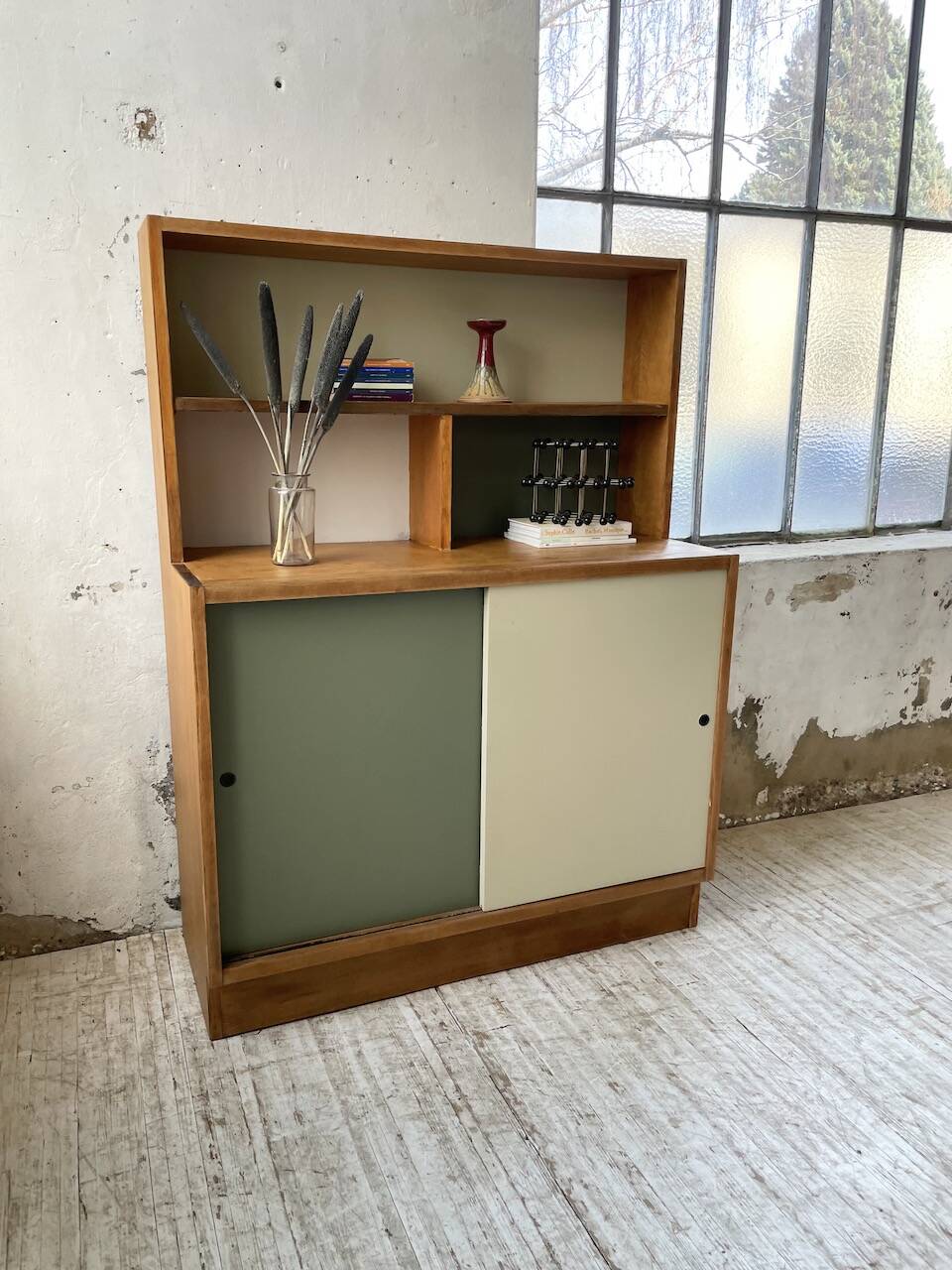 Teak bookcase from the 1950s