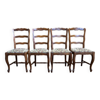4 chaises assises tapissière