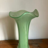 Thick glass vase