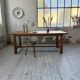 Table de ferme en chêne 2m