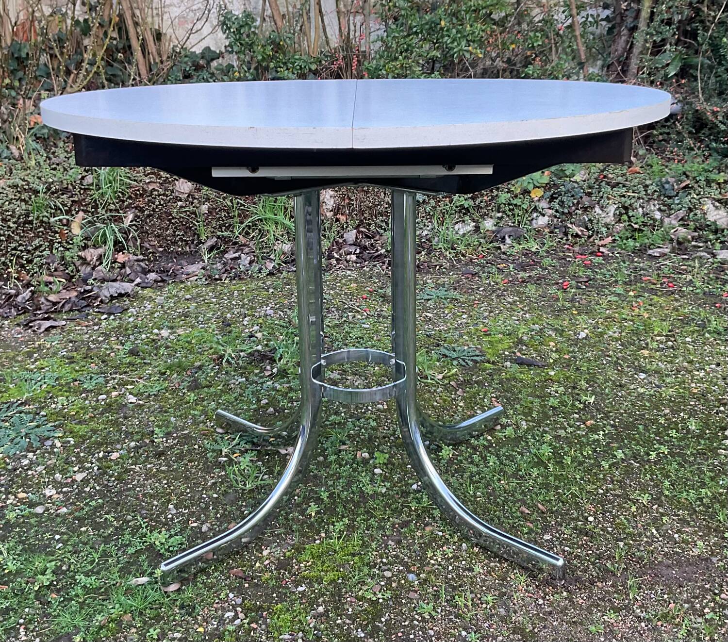 Table à manger extensible des années 70