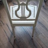 Pair of Louis XVI style bedroom chairs