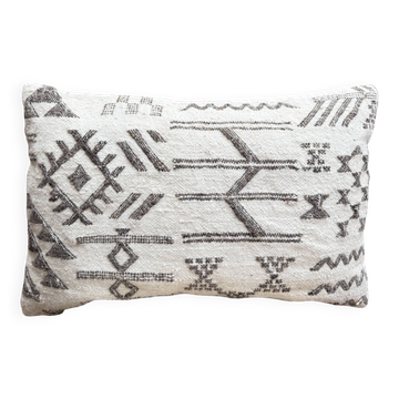 Taie d'oreiller marocaine, housse de coussin berbère,