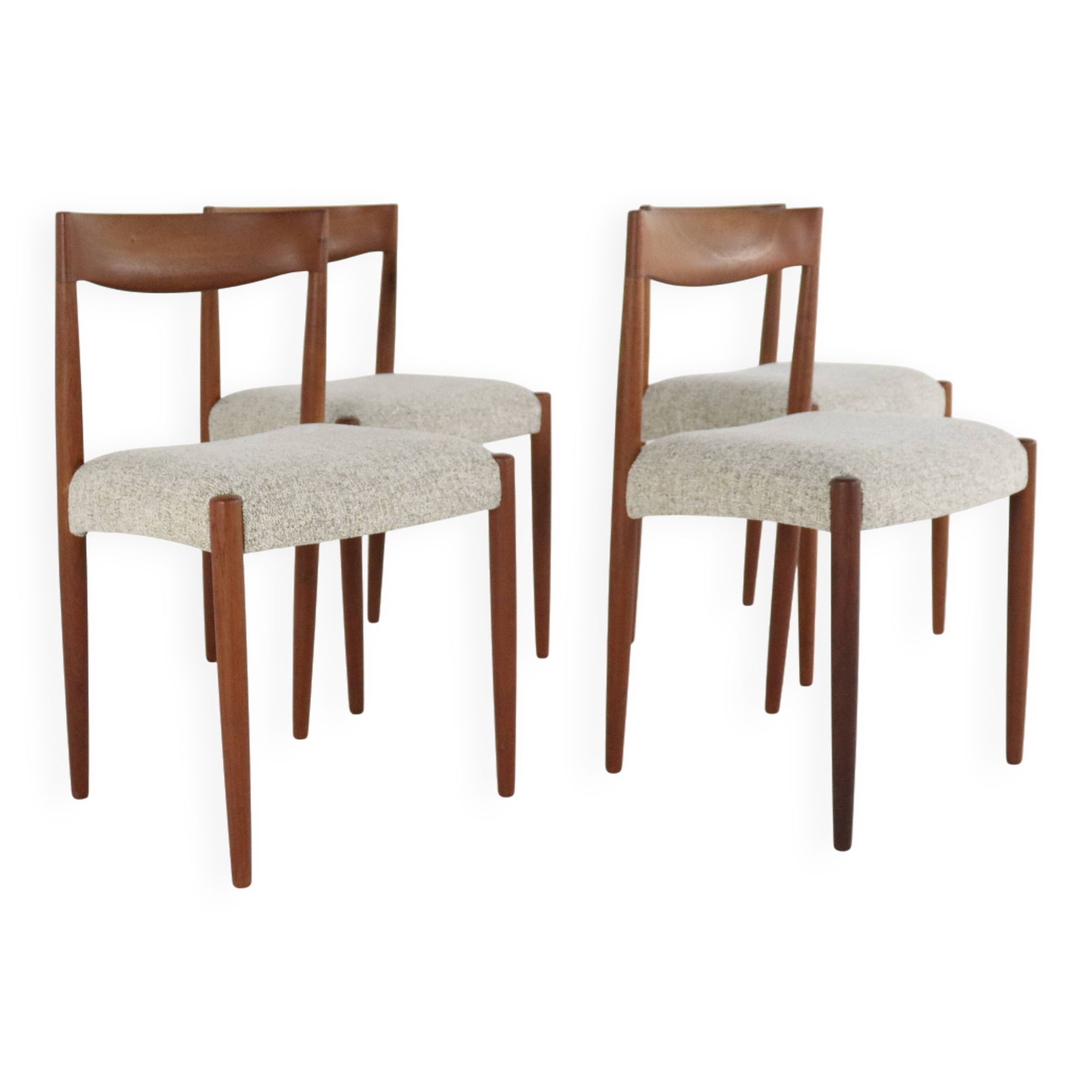 Set of 4 JCA Jensen chairs ‘Hornum’ design danois