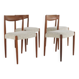 Set of 4 JCA Jensen chairs ‘Hornum’ design danois
