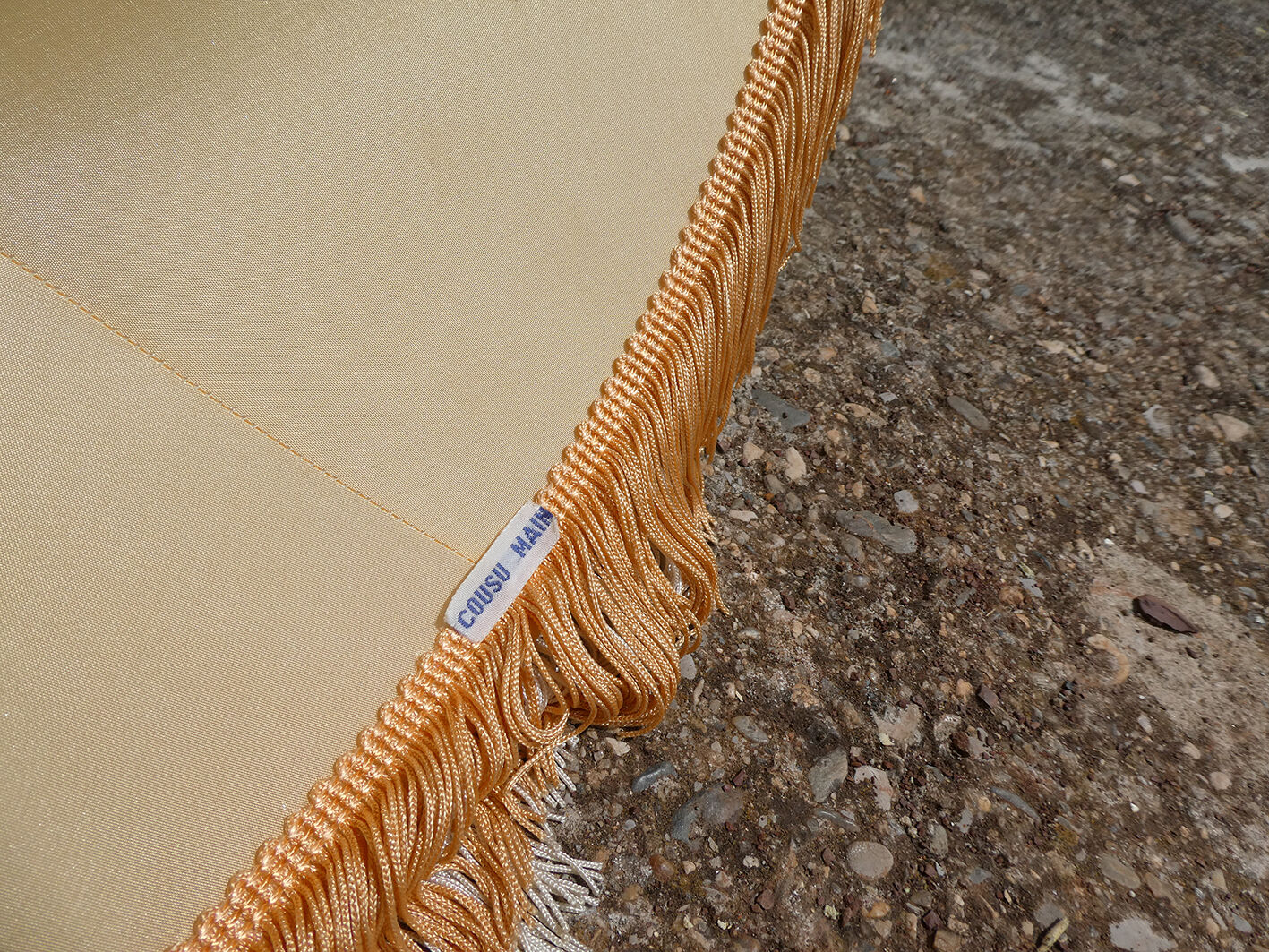 Vintage fringed suspension chandelier