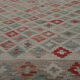 Geometric Handwoven Oriental Wool Kilim Traditional New Flatwoven Wool Area Rug 168x193cm