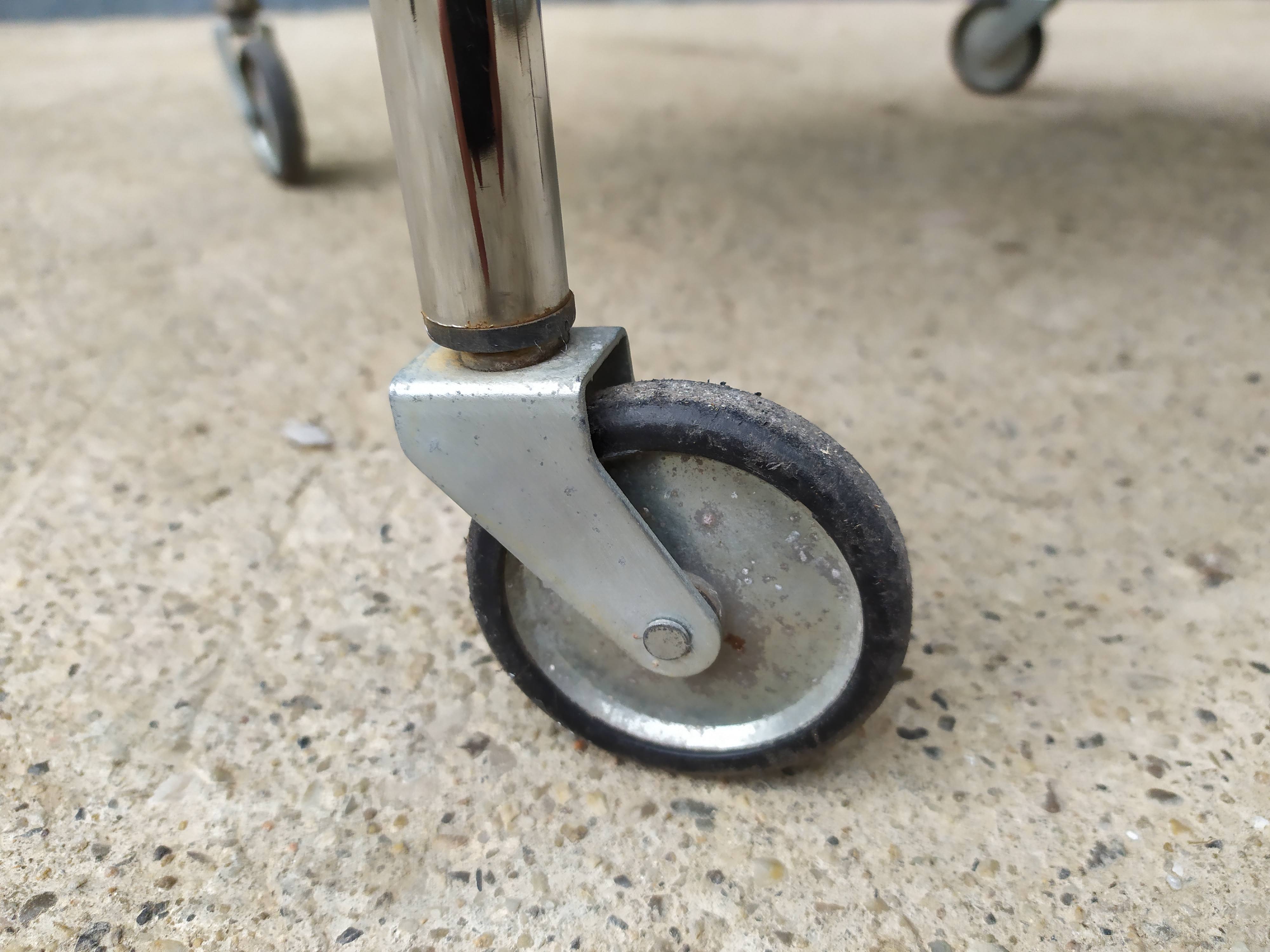 Vintage chrome bar cart