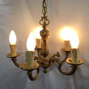 5-light bronze chandelier