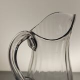 Blown glass pitcher