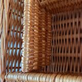 Vintage Rattan Serving Tray