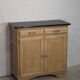 Small kitchen cabinet / small Mado sideboard in raw wood, 1950