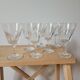 Set of 7 Baccarat Côte d'Azur wine glasses