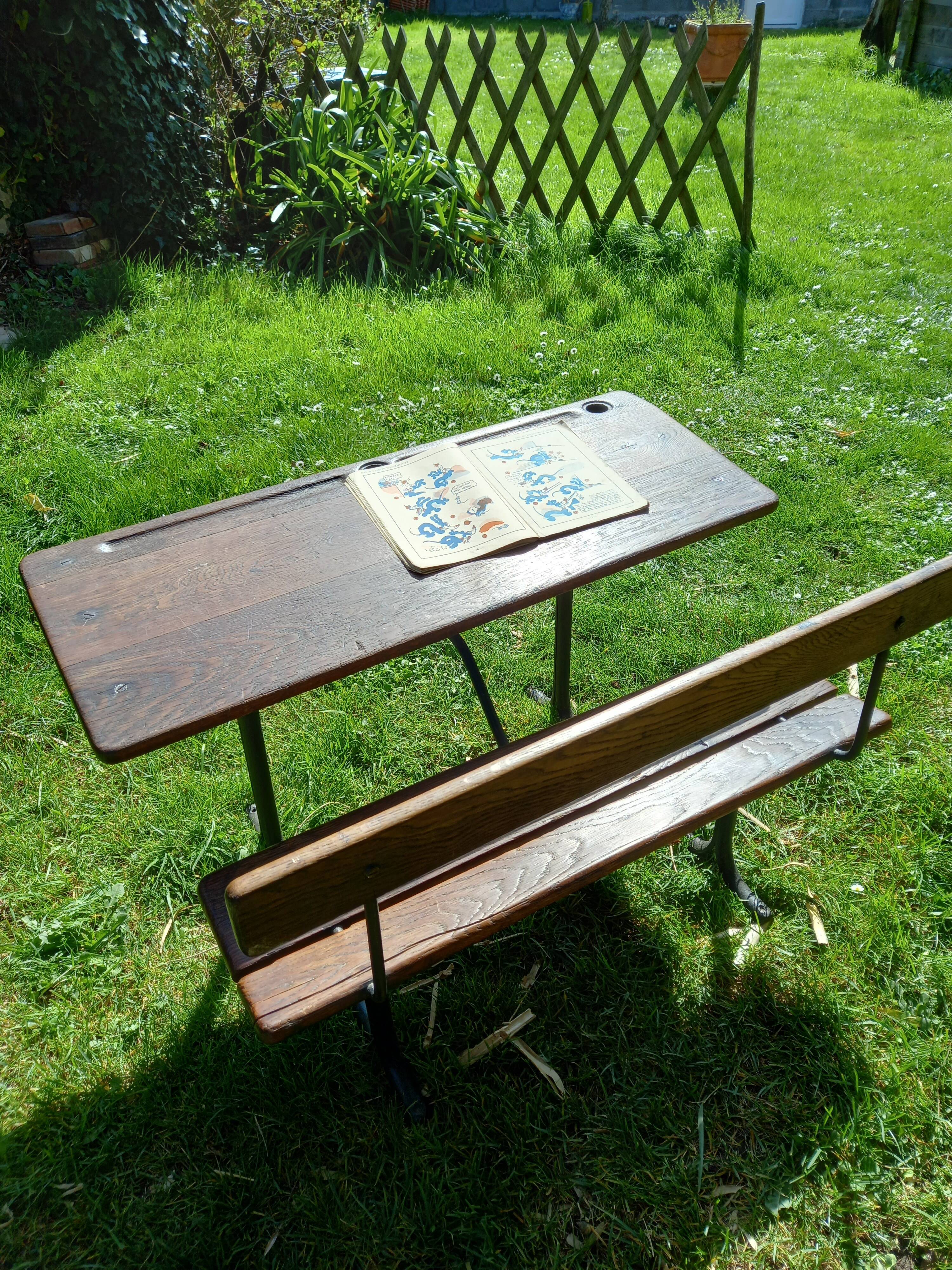 School desk desk early XX th