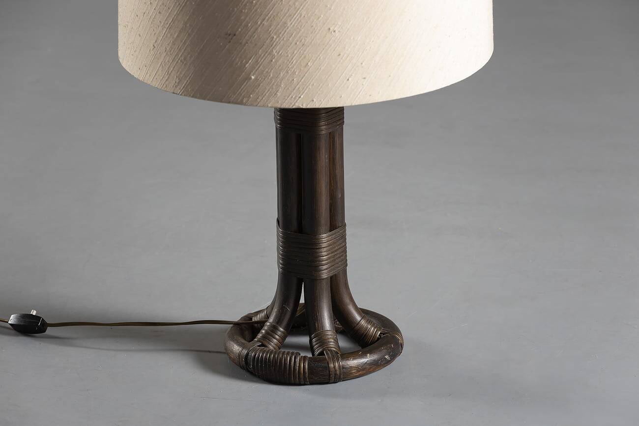 Small bamboo lamp, Germany, 1960s