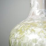 Large globular porcelain vase with crystalline enamels, Jingdezhen Zhi, vintage