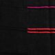Tapis Kilim rayé gris foncé et noir