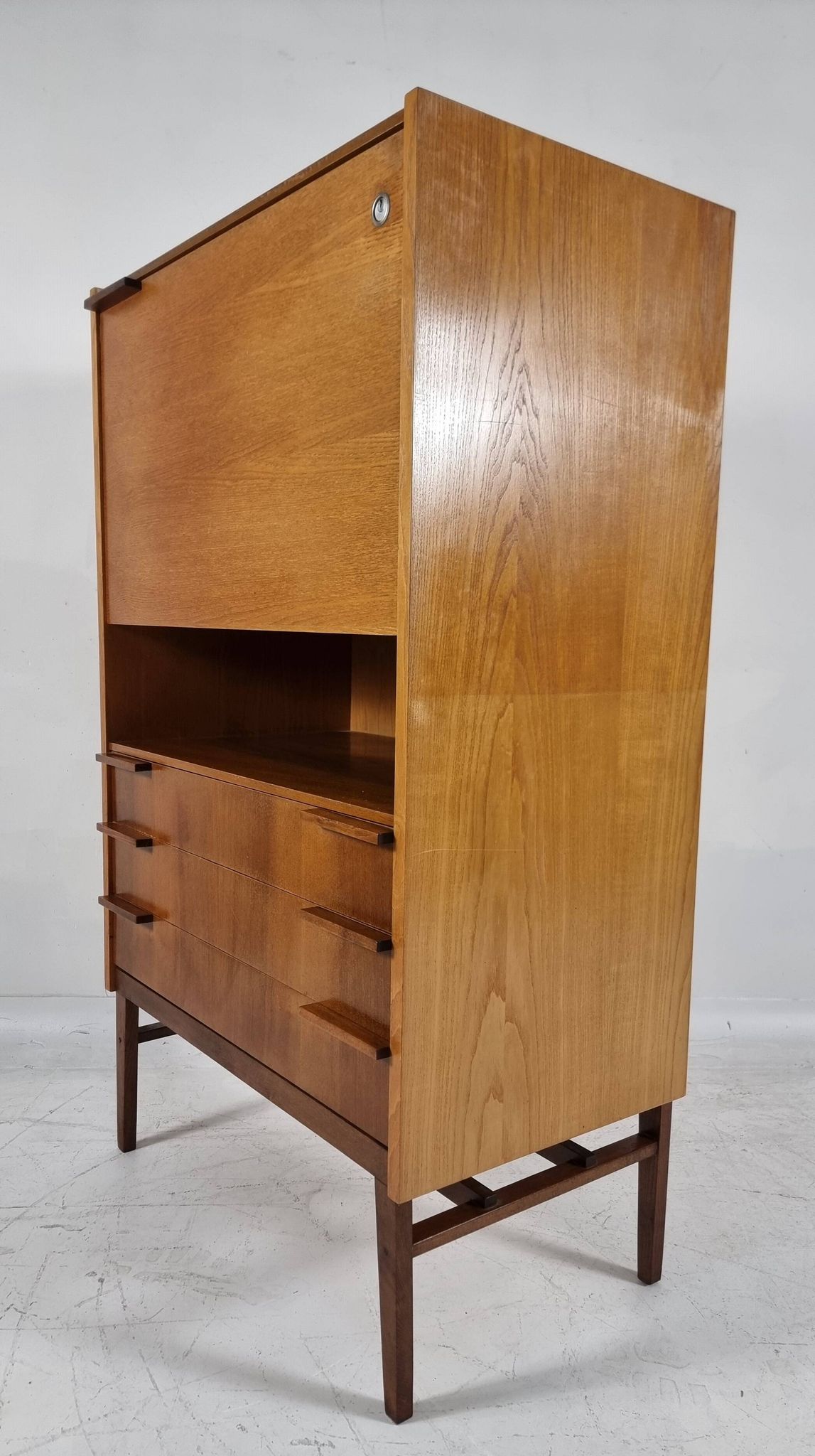 Sekretary in Walnut by Francisek Mezulanik for UP Zavody, 1960