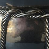 Cache silver metal jar