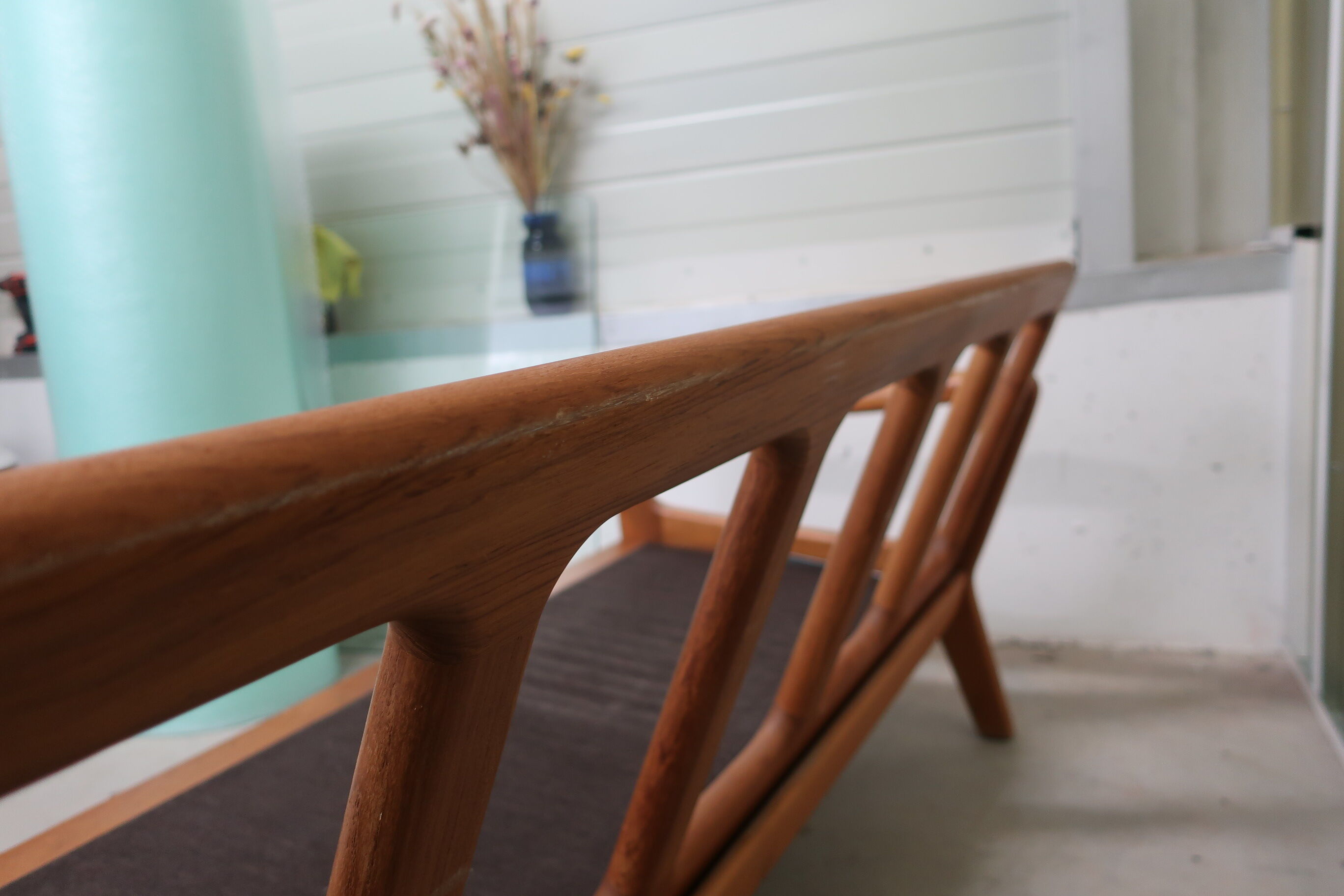 Juul Kristensen 60s daybed sofa in teak