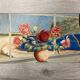 Aquarelle au bouquet vintage