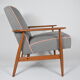 Armchair "Fox", designed by H.Lis, totally restored, 1970s
