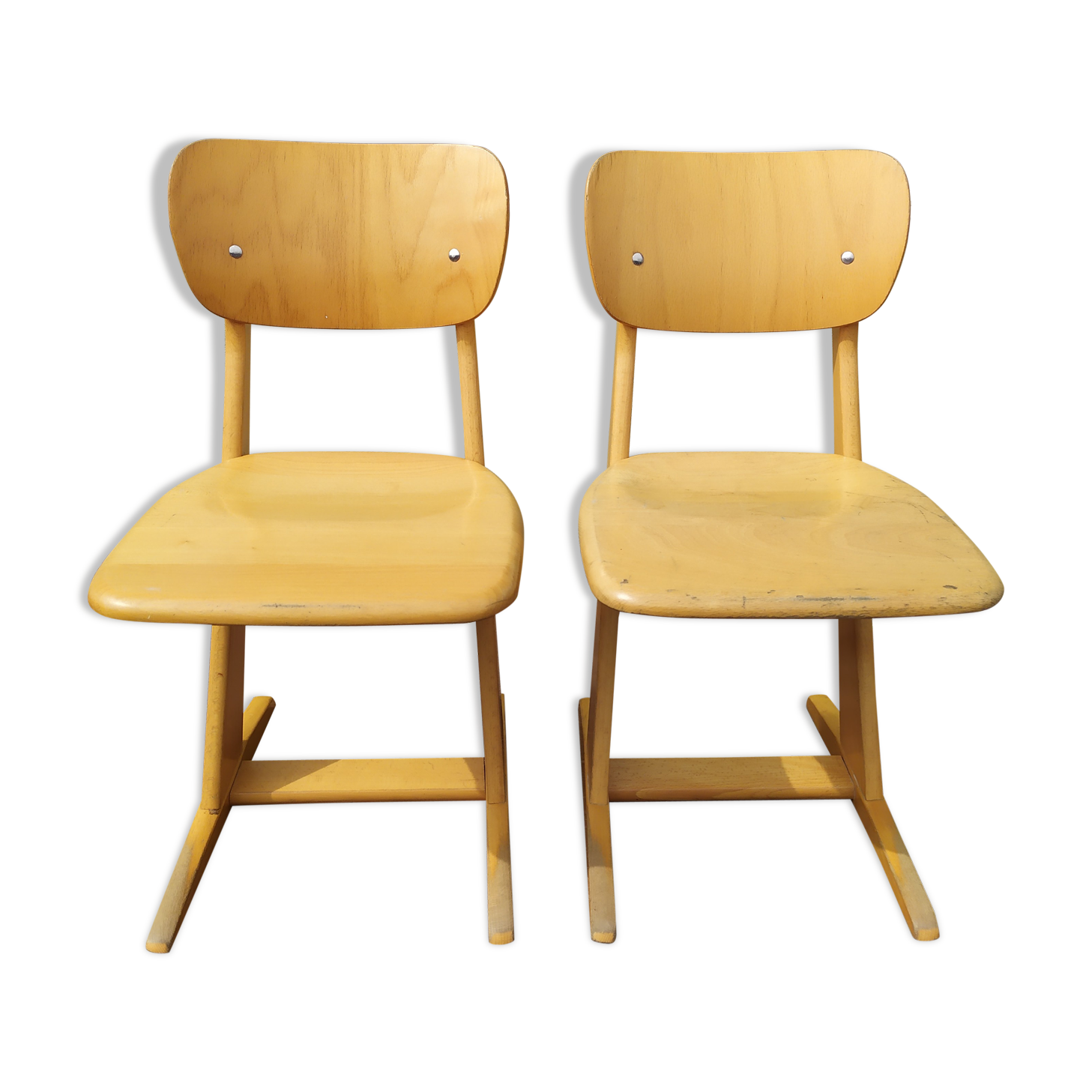 Lot de 2 chaises Casala enfant - vintage - moyen modèle