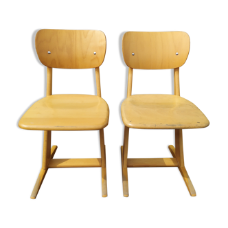 Lot de 2 chaises Casala enfant - vintage - moyen modèle