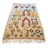 Tapis berbère marocain 100% laine 154 x 252