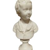 Alabaster busts by Jean Antoine Houdon