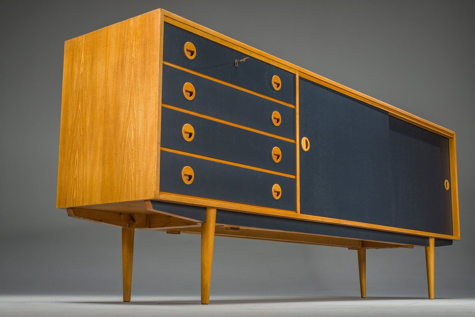 Mid-century modern pine sideboard from Musterring International, 1960s