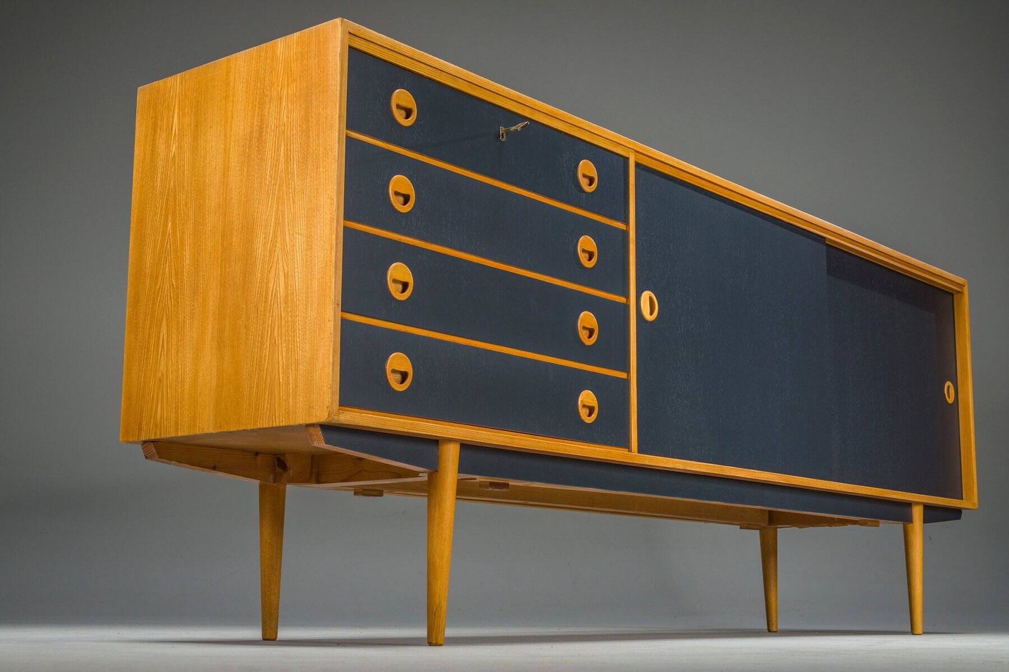 Mid-century modern pine sideboard from Musterring International, 1960s
