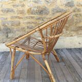 Rattan basket chair