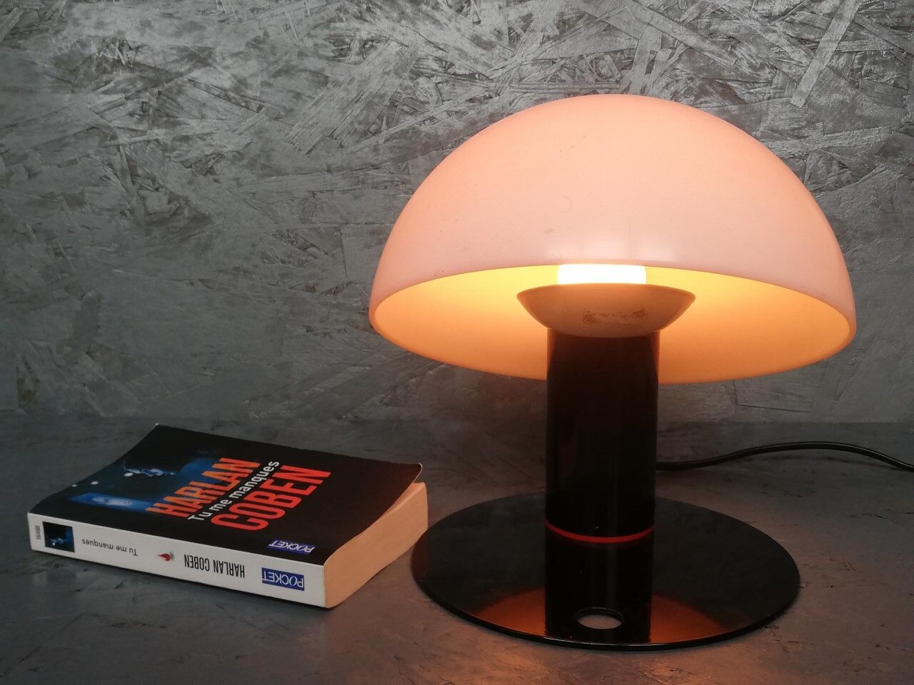 Italian lamp 70s Franco Mirenzi for Valenti Luce