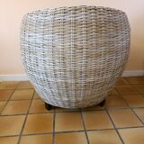 Rattan armchair modern design