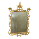 Italian mirror in gilded wood from the 19th century.
