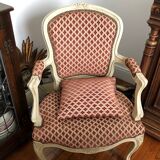 Louis XV style convertible armchair