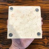 Cendrier en travertin Cerri Nestore Italy 1980