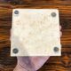Travertine ashtray Cerri Nestore Italy 1980