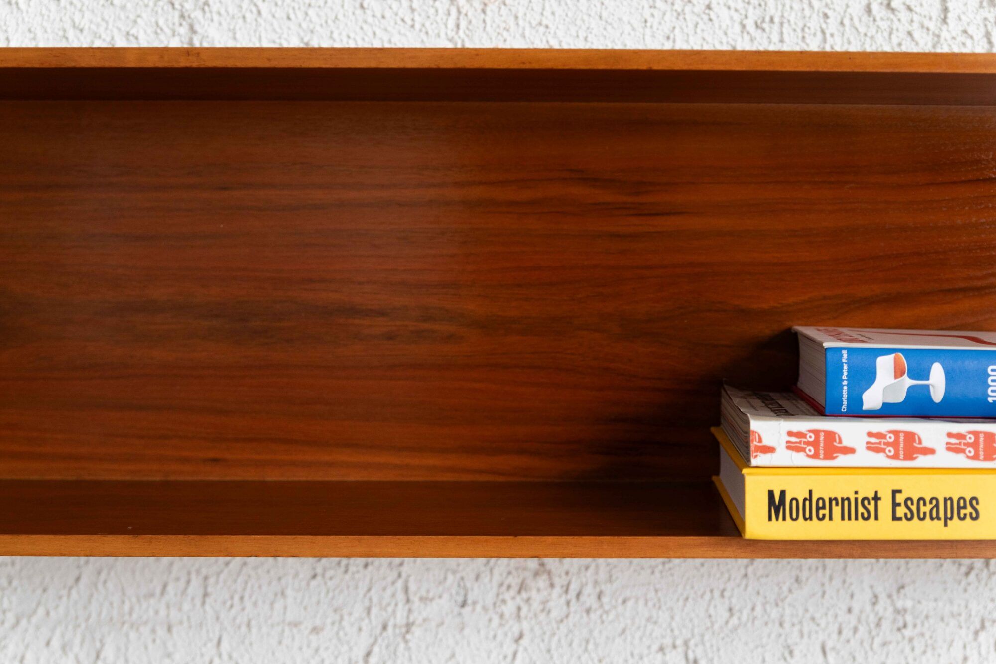 240 cm floating wall shelf by Walter Wirz