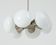 Suspension en verre Opaline par Napako années 60