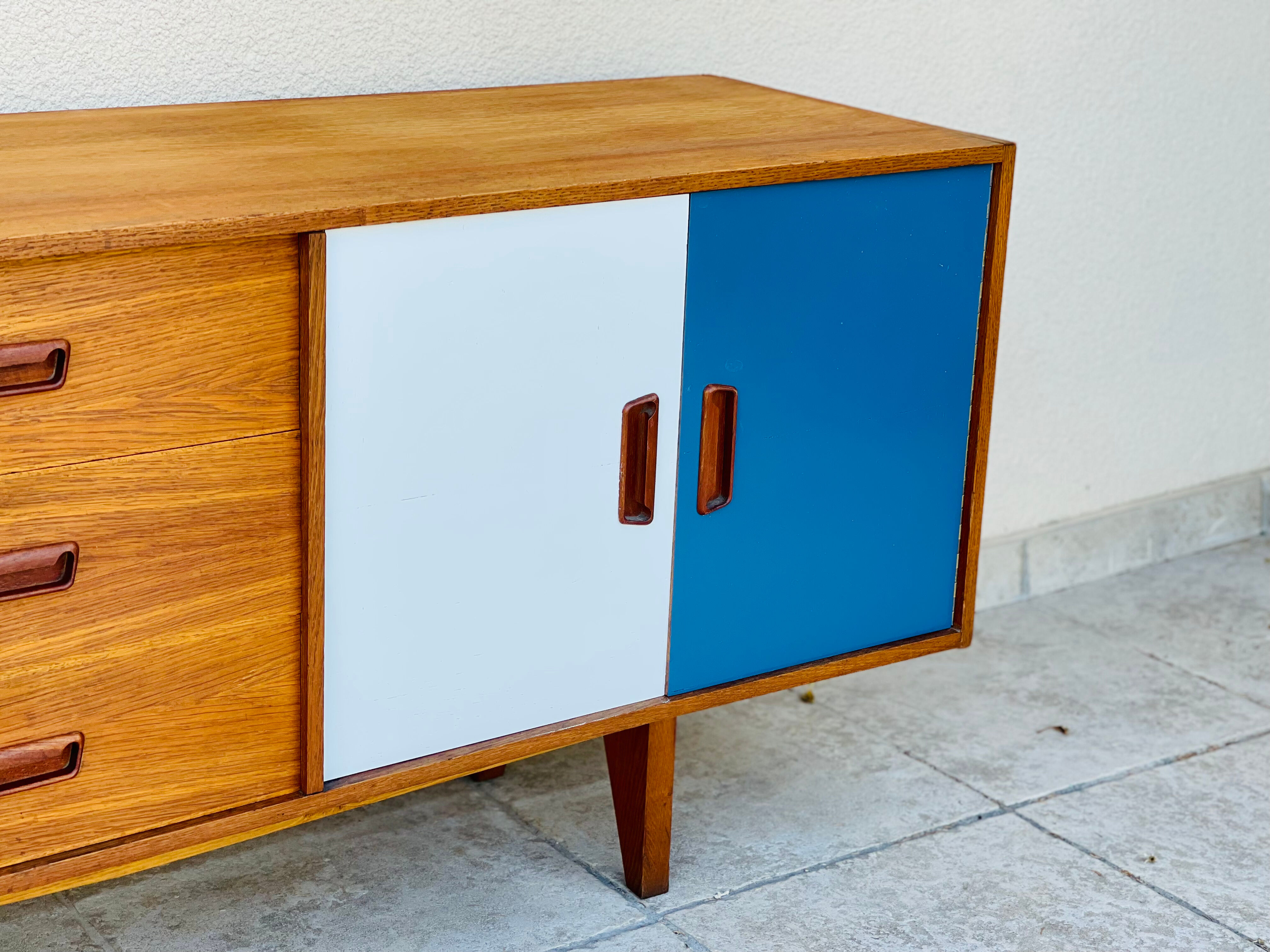 Vintage oak sideboard 1960